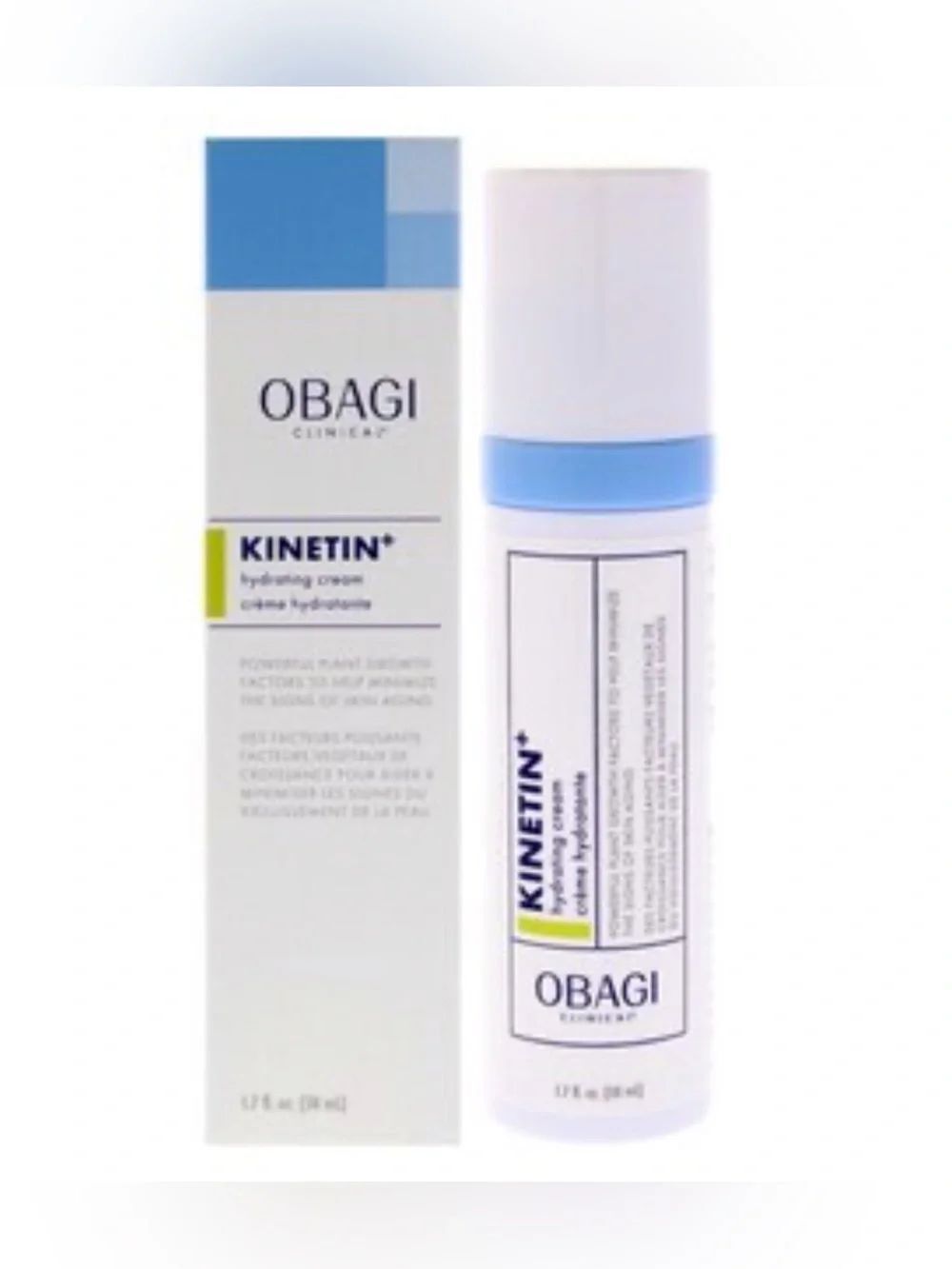 OBAGI Kinetin+ Hydrating Cream Full Size SEALED 1.7 fl oz - Picture 2 of 5